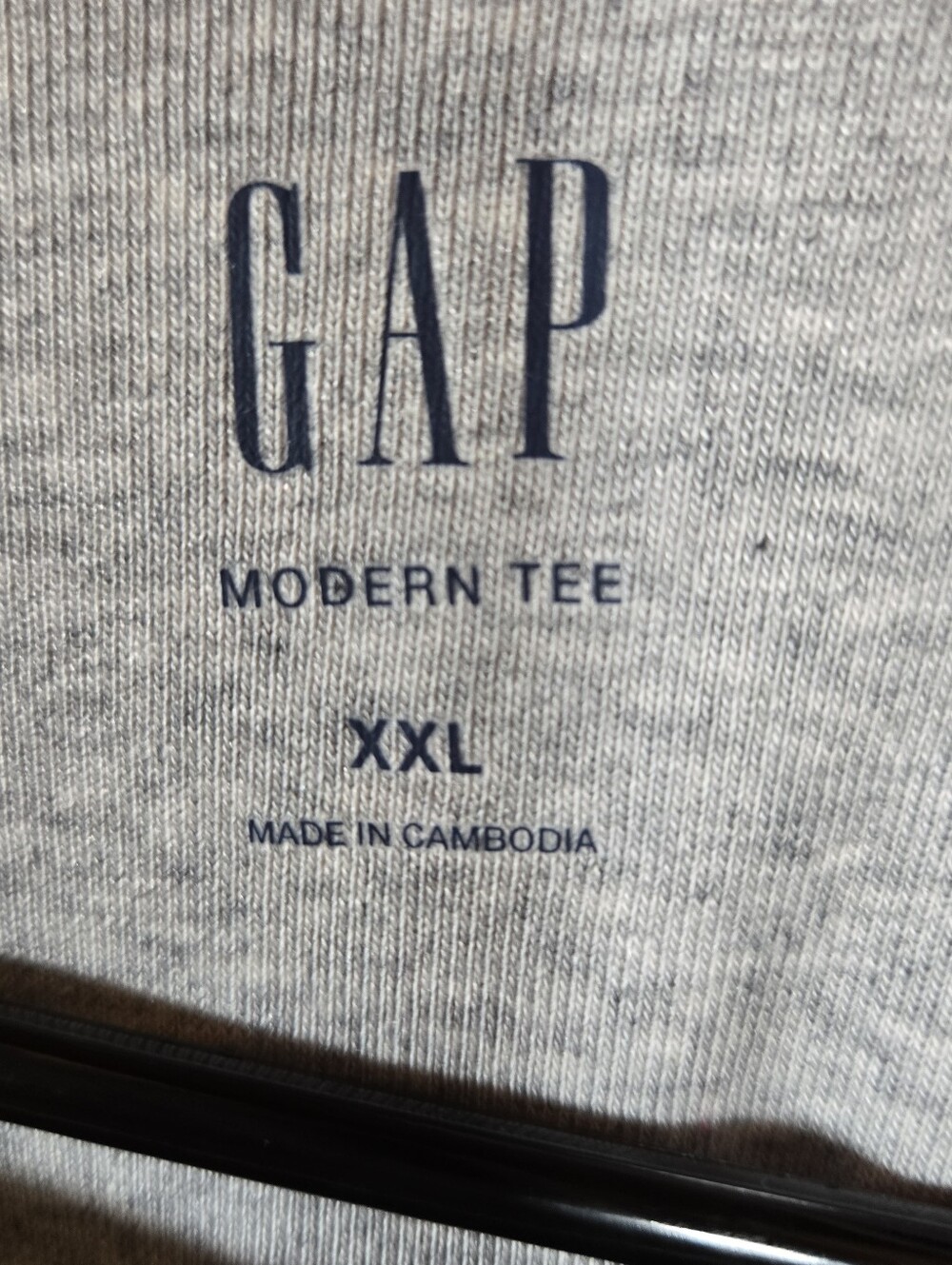 NWT GAP Modern Tee Bundle of 2 Women's XXL 2XL Black Gray Long Sleeve Basics Top - Picture 3 of 7